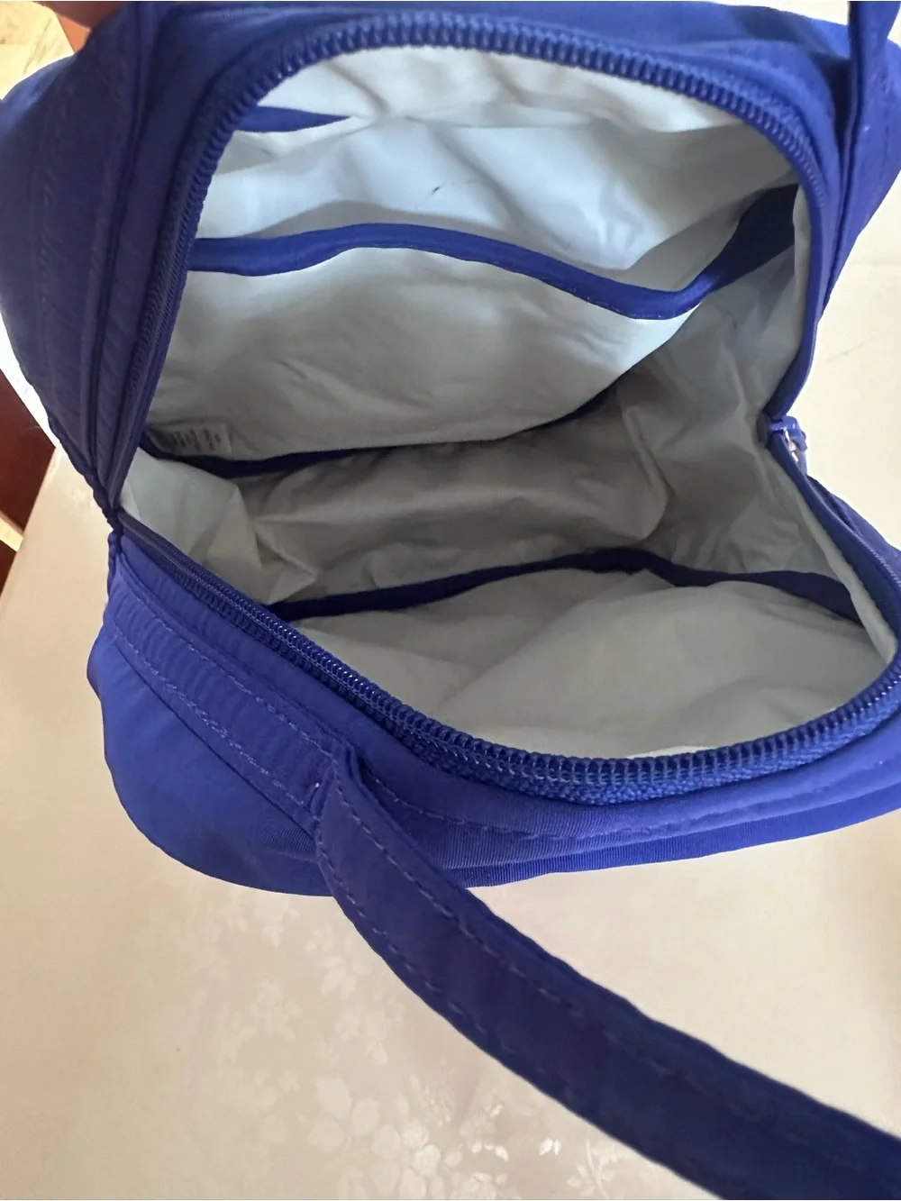 Vera Bradley Quilted Royal Blue lunch box